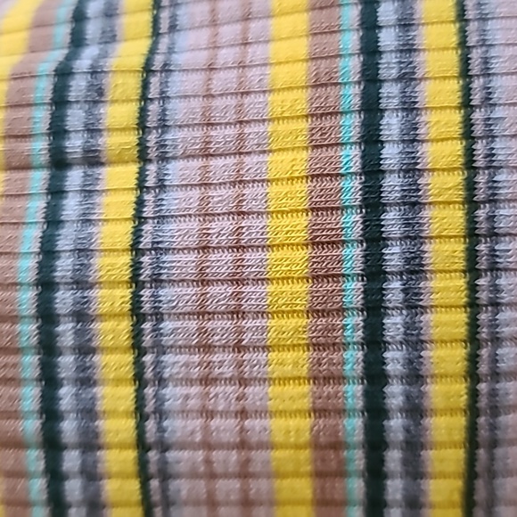 Olivaceous Striped Yellow/Purple Top Size S - Picture 6 of 6